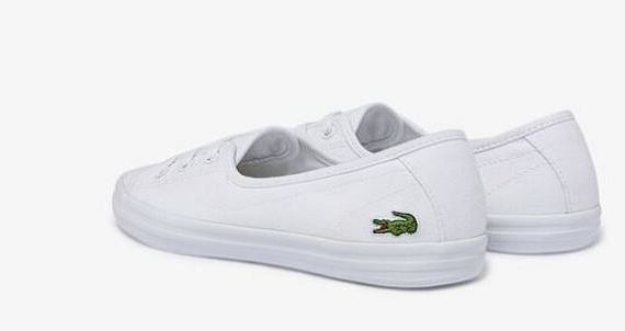 Ballerines lacoste blanches pour femme
