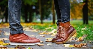 Boots marron homme et femme