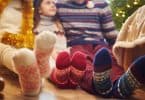 chaussures de Noel assorties pour la famille femme homme enfant